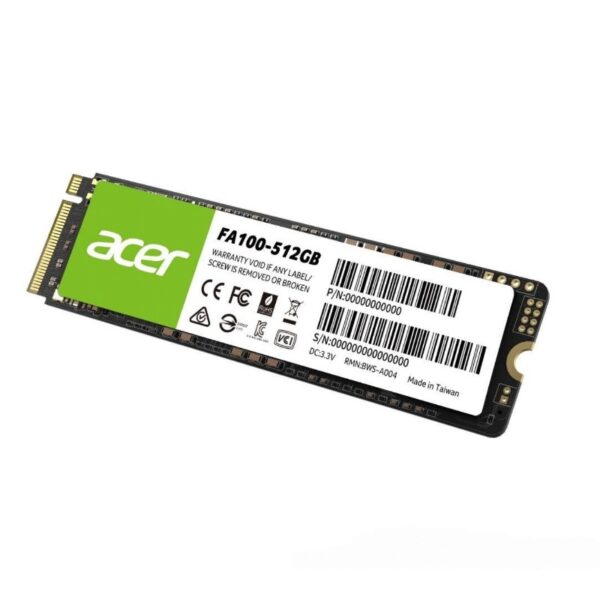 Acer Bl.9Bwwa.119 Unidad De Estado Sólido 512 Gb Pci Express 3.0 3D Tlc Nvme M.2