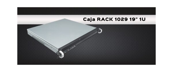 Caja Rack 19 1U 1029 Silver Black 1 Usb 3.0 1 Usb 2.0 51916