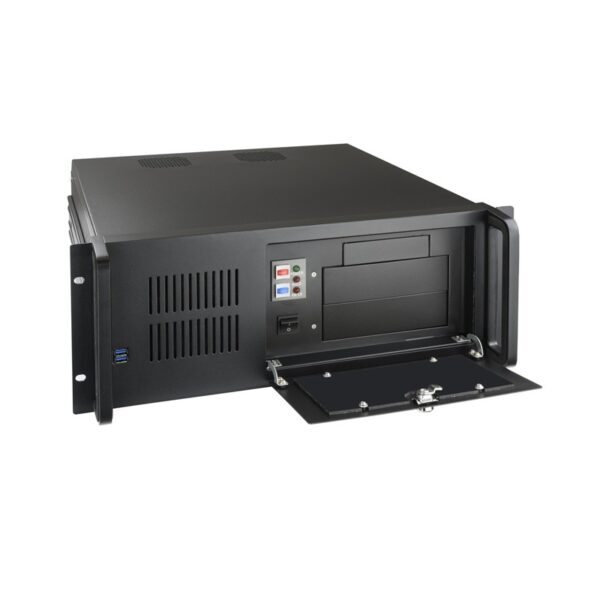 Caja Rack Atx 4U 19P Negro Rack-406N-Usb3