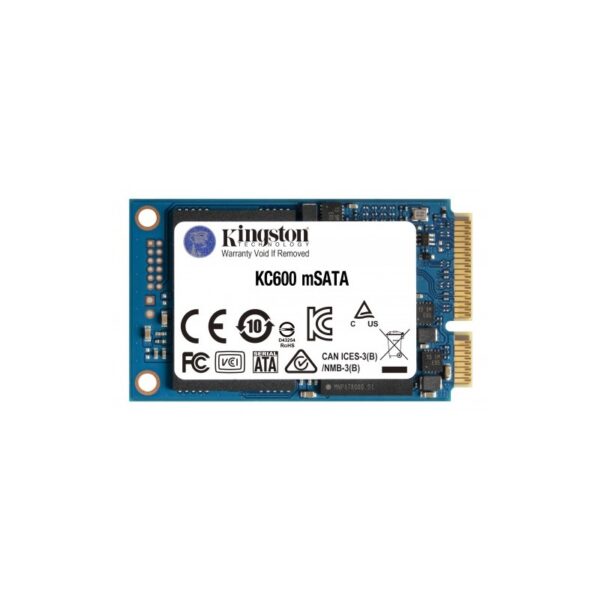 Kingston Technology Kc600 Disco Ssd Msata 512Gb Serial Ata Iii 3D Tlc