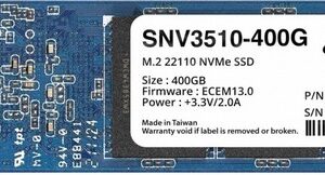 Synology Snv3510 M.2 400 Gb Pci Express 3.0 Nvme